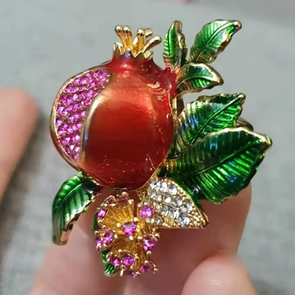 Anthropologie vibrant brooch